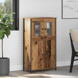 vidaXL Bufet Lemn Vechi 62 x 32 x 106, 5 cm Lemn compozit imagine