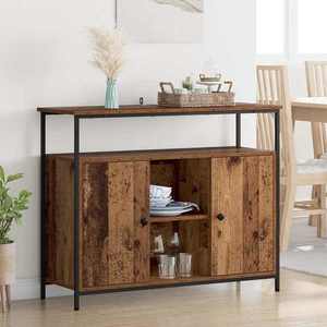 vidaXL Bufet Lemn Vechi 100 x 35 x 80 cm Lemn compozit imagine