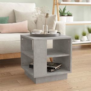 vidaXL Măsuță de cafea gri beton 40x40x43 cm lemn prelucrat imagine