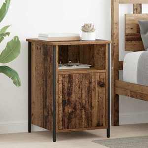 vidaXL Dulap de noapte 2 pcs Lemn vechi 40 x 42 x 60 cm Lemn compozit imagine