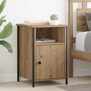vidaXL Dulap de noapte 2 pcs Stejar Artizanal 40 x 42 x 60 cm imagine