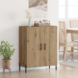 vidaXL Bufet Stejar Artizanal 69, 5 x 34 x 90 cm Lemn compozit imagine