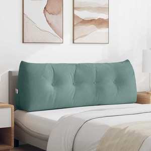 vidaXL Perna pentru spate Verde Mării 140 x 24 x 50 cm Catifea imagine