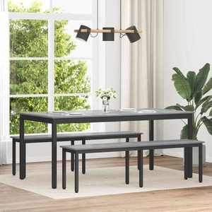 vidaXL bancă Gri Sonoma 160 x 35 x 45 cm Lemn compozit imagine