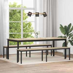 vidaXL bancă Sonoma 200 x 35 x 45 cm Lemn compozit imagine