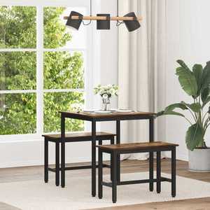 vidaXL Mese de sufragerie 70 x 70 x 75 cm METAL imagine