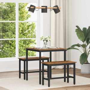 vidaXL Mese de sufragerie 70 x 70 x 75 cm METAL imagine