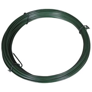 vidaXL Fir de tensionare pentru gard, 25 m, 1, 4/2 mm, oțel, verde imagine