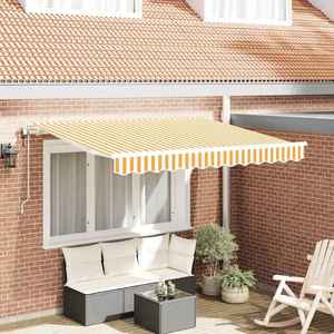 vidaXL Cortina Retractabilă Galben 300 x 200 cm țesătură imagine