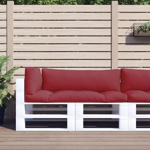 vidaXL Perne de paleți, 3 buc., roșu vin, material textil imagine