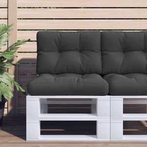 vidaXL Perne de paleți, 2 buc., negru, material textil imagine