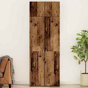 vidaXL Dulap de depozitare 3 pcs Lemn vechi imagine