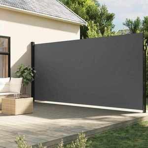 vidaXL Copertină laterală retractabilă, antracit, 200x500 cm imagine
