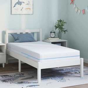 vidaXL Saltea Alb 80 x 160 cm Material Jacquard imagine