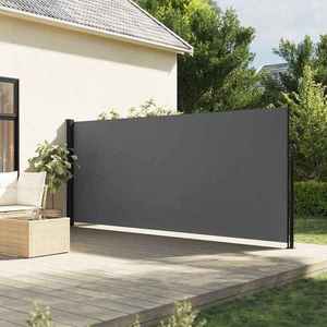 vidaXL Copertină laterală retractabilă, antracit, 180x600 cm imagine
