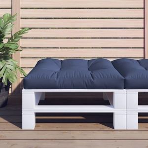 vidaXL Pernă pentru paleți, bleumarin, 80x80x12 cm, textil imagine