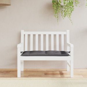 vidaXL Pernă bancă de grădină, antracit, 110x50x7 cm, textil oxford imagine