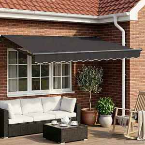 vidaXL Cort electric retractabil Antracit 3 x 2 m imagine