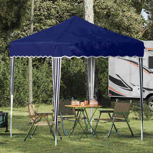 vidaXL Cort de Petrecere Pop-up albastru 195 x 195 x 245 cm imagine