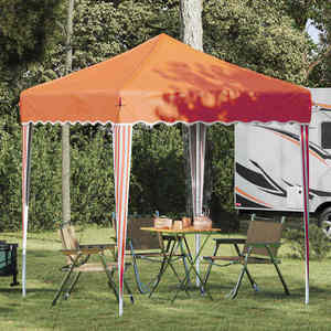 vidaXL Cort de Petrecere Pop-up Portocaliu 195 x 195 x 245 cm imagine