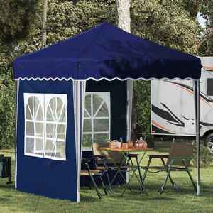 vidaXL Cort de Petrecere Pop-up albastru 195 x 195 x 245 cm imagine