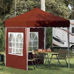 vidaXL Cort de Petrecere Pop-up Terracota 195 x 195 x 245 cm imagine