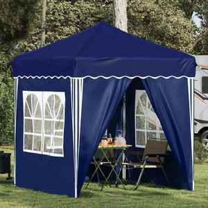 vidaXL Cort de Petrecere Pop-up albastru 195 x 195 x 245 cm imagine