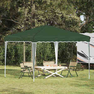 vidaXL Cort de Petrecere Pop-up Verde 288 x 288 x 245 cm imagine