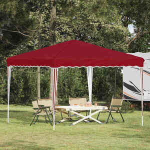 vidaXL Cort de Petrecere Pop-up Burgundy 288 x 288 x 245 cm imagine