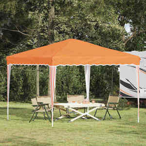 vidaXL Cort de Petrecere Pop-up Portocaliu 288 x 288 x 245 cm imagine