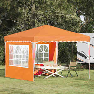 vidaXL Cort de Petrecere Pop-up Portocaliu 288 x 288 x 245 cm imagine