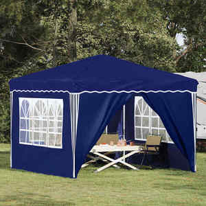vidaXL Cort de Petrecere Pop-up albastru 288 x 288 x 245 cm imagine
