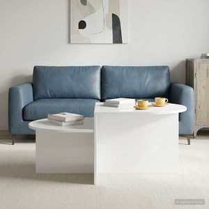 vidaXL Masă de cafea Alb foarte lucios 100 x 50 x 40 cm Lemn prelucrat imagine