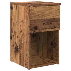 vidaXL Dulap de pat Lemn vechi 29 x 31, 5 x 49 cm Lemn prelucrat imagine