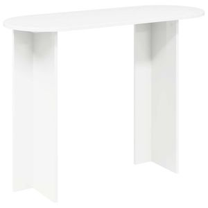 vidaXL Masă de consolă Alb 100 x 39, 5 x 75 cm Lemn prelucrat imagine