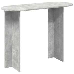 vidaXL Masă de consolă Gri Beton 100 x 39, 5 x 75 cm Lemn prelucrat imagine