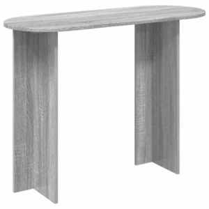 vidaXL Masă de consolă Sonoma gri 100 x 39, 5 x 75 cm Lemn prelucrat imagine
