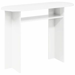 vidaXL Masă de consolă Alb 100 x 39, 5 x 75 cm Lemn prelucrat imagine