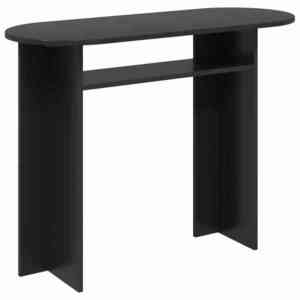 vidaXL Masă de consolă Stejar Negru 100 x 39, 5 x 75 cm Lemn prelucrat imagine