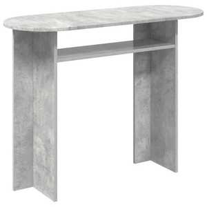 vidaXL Masă de consolă Gri Beton 100 x 39, 5 x 75 cm Lemn prelucrat imagine