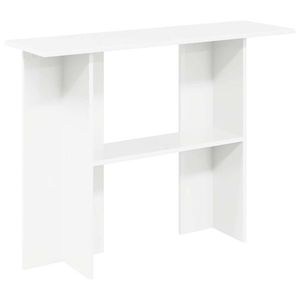 vidaXL Masă de consolă Alb 100 x 30 x 75 cm Lemn prelucrat imagine
