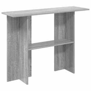 vidaXL Masă de consolă Sonoma gri 100 x 30 x 75 cm Lemn prelucrat imagine