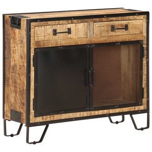 vidaXL Dulap, 80x31x71 cm, lemn masiv de mango nefinisat imagine