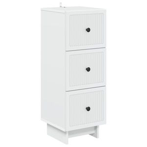 vidaXL Dulap cu sertare Alb 33 x 34, 5 x 90 cm Lemn prelucrat imagine