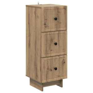vidaXL Dulap cu sertare Stejar Artizanal 33 x 34, 5 x 90 cm imagine