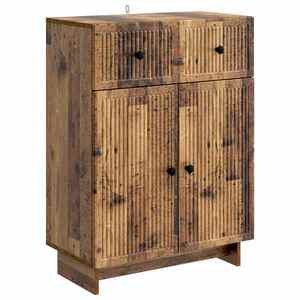 vidaXL Bufet cu sertar Lemn vechi 66 x 34, 5 x 90 cm Lemn prelucrat imagine