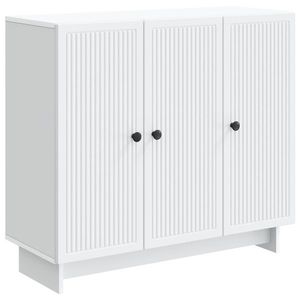 vidaXL Bufet Alb 89 x 34, 5 x 80 cm Lemn prelucrat imagine
