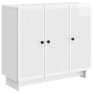 vidaXL Bufet Alb foarte lucios 89 x 34, 5 x 80 cm Lemn prelucrat imagine