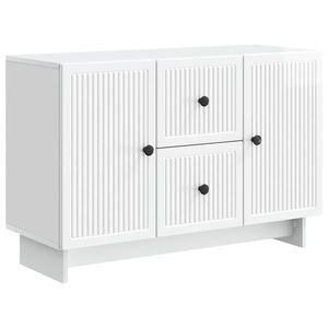 vidaXL Bufet Alb foarte lucios 89 x 34, 5 x 60 cm Lemn prelucrat imagine