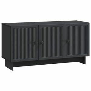 vidaXL Cabinet TV Negru 99 x 34, 5 x 50 cm Lemn prelucrat imagine